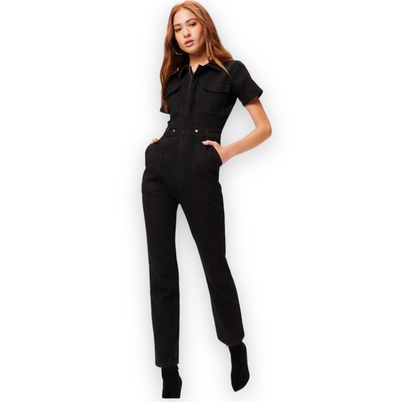 Good American Black Jumpsuit - Picture 1 of 7